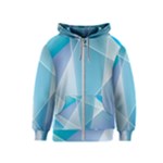 Blue Lights Kids  Zipper Hoodie