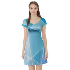 Short Sleeve Skater Dress Front