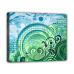 Blue Green Circle Design Canvas 10  x 8  (Stretched)