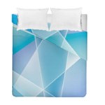 Blue Lights Duvet Cover Double Side (Full/ Double Size)