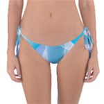 Blue Lights Reversible Bikini Bottom