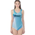 Blue Lights One Piece Swimsuit