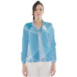 Blue Lights Women s Windbreaker