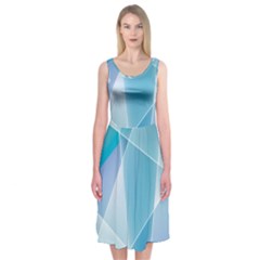 Blue Lights Midi Sleeveless Dress from ArtsNow.com