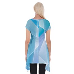 Short Sleeve Side Drop Tunic 