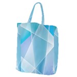 Blue Lights Giant Grocery Tote