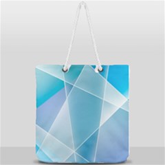 Full Print Rope Handle Tote (Large) 