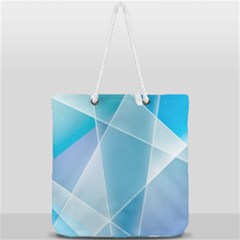 Full Print Rope Handle Tote (Large) 