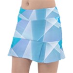 Blue Lights Tennis Skirt