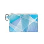 Blue Lights Canvas Cosmetic Bag (Small)