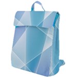 Blue Lights Flap Top Backpack