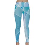 Blue Lights Lightweight Velour Classic Yoga Leggings