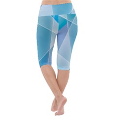 Lightweight Velour Cropped Yoga Leggings 