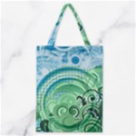 Blue Green Circle Design Classic Tote Bag