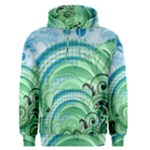 Blue Green Circle Design Men s Pullover Hoodie