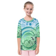 Kids  Quarter Sleeve Raglan T-Shirt 