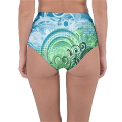 Reversible High-Waist Bikini Bottoms 