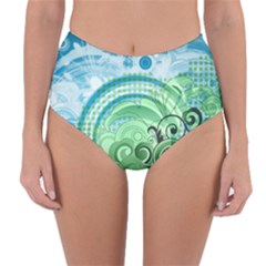 Reversible High-Waist Bikini Bottoms 