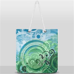 Full Print Rope Handle Tote (Large) 