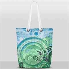 Full Print Rope Handle Tote (Small) 