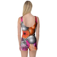 One Piece Boyleg Swimsuit 