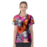 Ball Art Women s Sport Mesh Tee