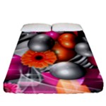 Ball Art Fitted Sheet (California King Size)