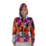 Ball Art Women s Hooded Windbreaker