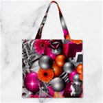 Ball Art Zipper Grocery Tote Bag