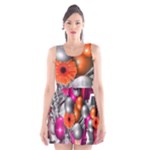 Ball Art Scoop Neck Skater Dress