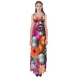 Ball Art Empire Waist Maxi Dress