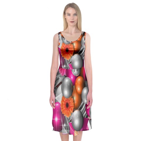 Ball Art Midi Sleeveless Dress from ArtsNow.com