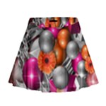 Ball Art Mini Flare Skirt