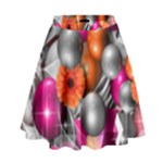 Ball Art High Waist Skirt