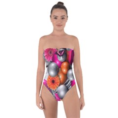 Tie Back One Piece Swimsuit 