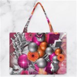 Ball Art Zipper Medium Tote Bag