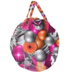 Ball Art Giant Round Zipper Tote