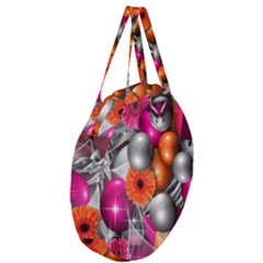 Giant Round Zipper Tote 