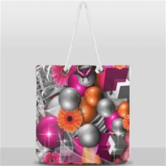 Full Print Rope Handle Tote (Large) 