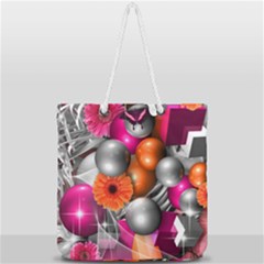 Full Print Rope Handle Tote (Large) 