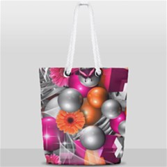 Full Print Rope Handle Tote (Small) 