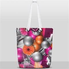 Full Print Rope Handle Tote (Small) 