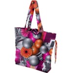 Ball Art Drawstring Tote Bag