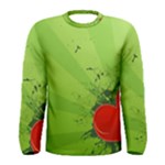 Red Heart Art Men s Long Sleeve Tee