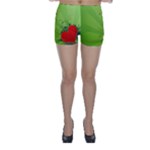 Red Heart Art Skinny Shorts