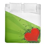 Red Heart Art Duvet Cover (Full/ Double Size)