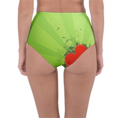 Reversible High-Waist Bikini Bottoms 