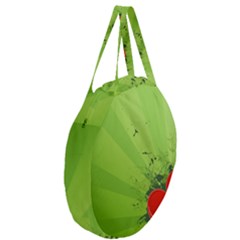 Giant Round Zipper Tote 