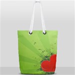 Red Heart Art Full Print Rope Handle Tote (Small)