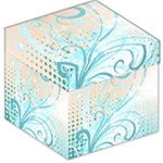 Pink Blue Pattern Storage Stool 12 